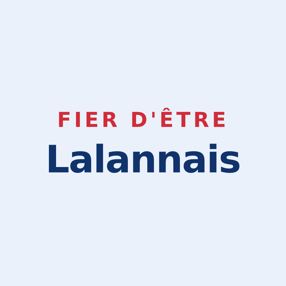 Sticker « Fier d'être Lalannais » — design pour Lalanne