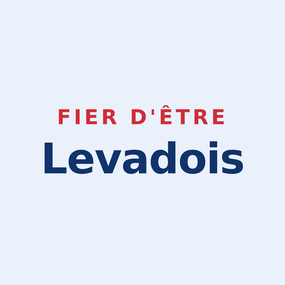 Sticker « Fier d'être Levadois » — design pour Lalevade-d'Ardèche