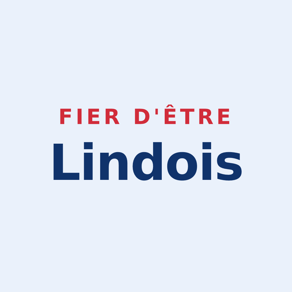 Sticker « Fier d'être Lindois » — design pour Lalinde