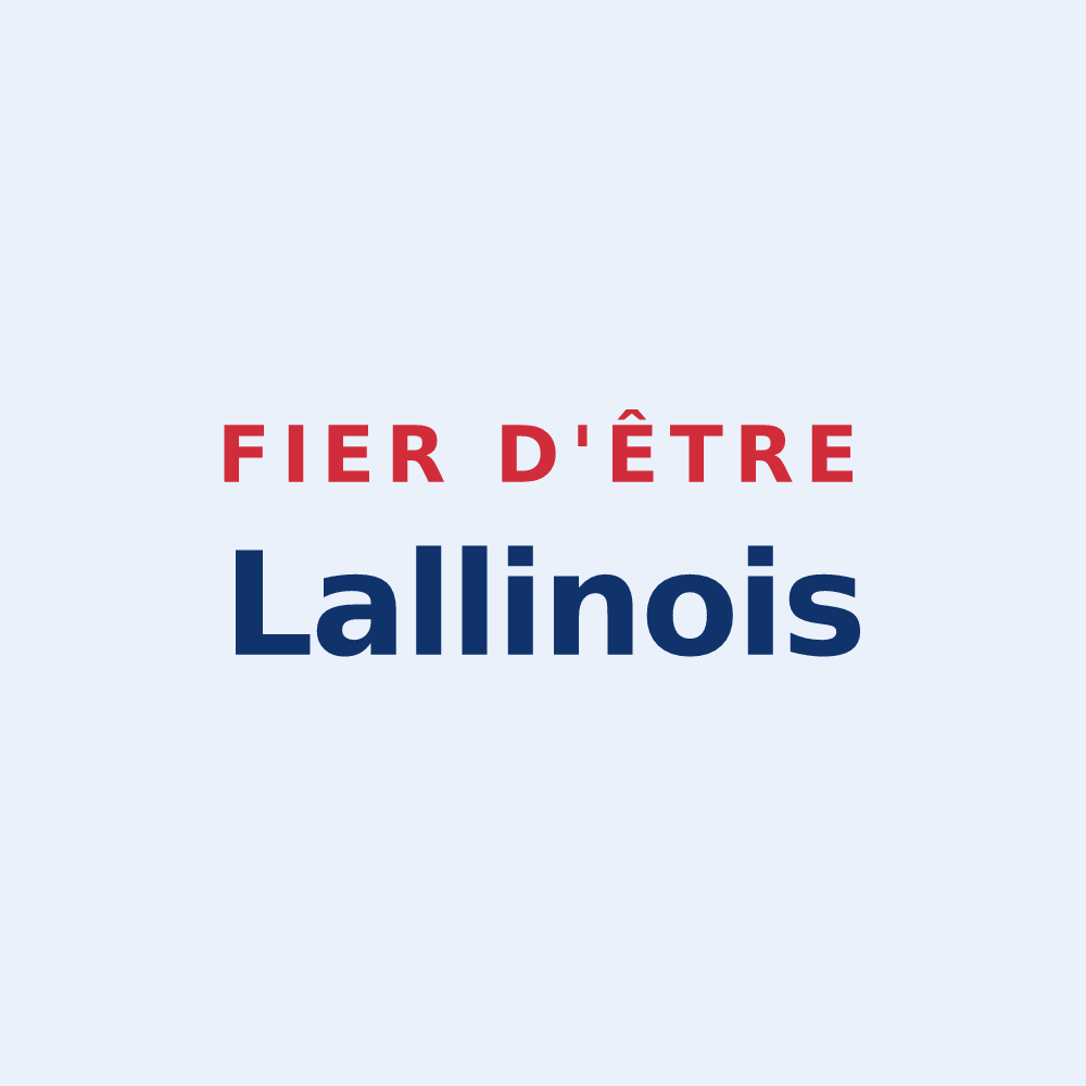 Sticker « Fier d'être Lallinois » — design pour Lallaing