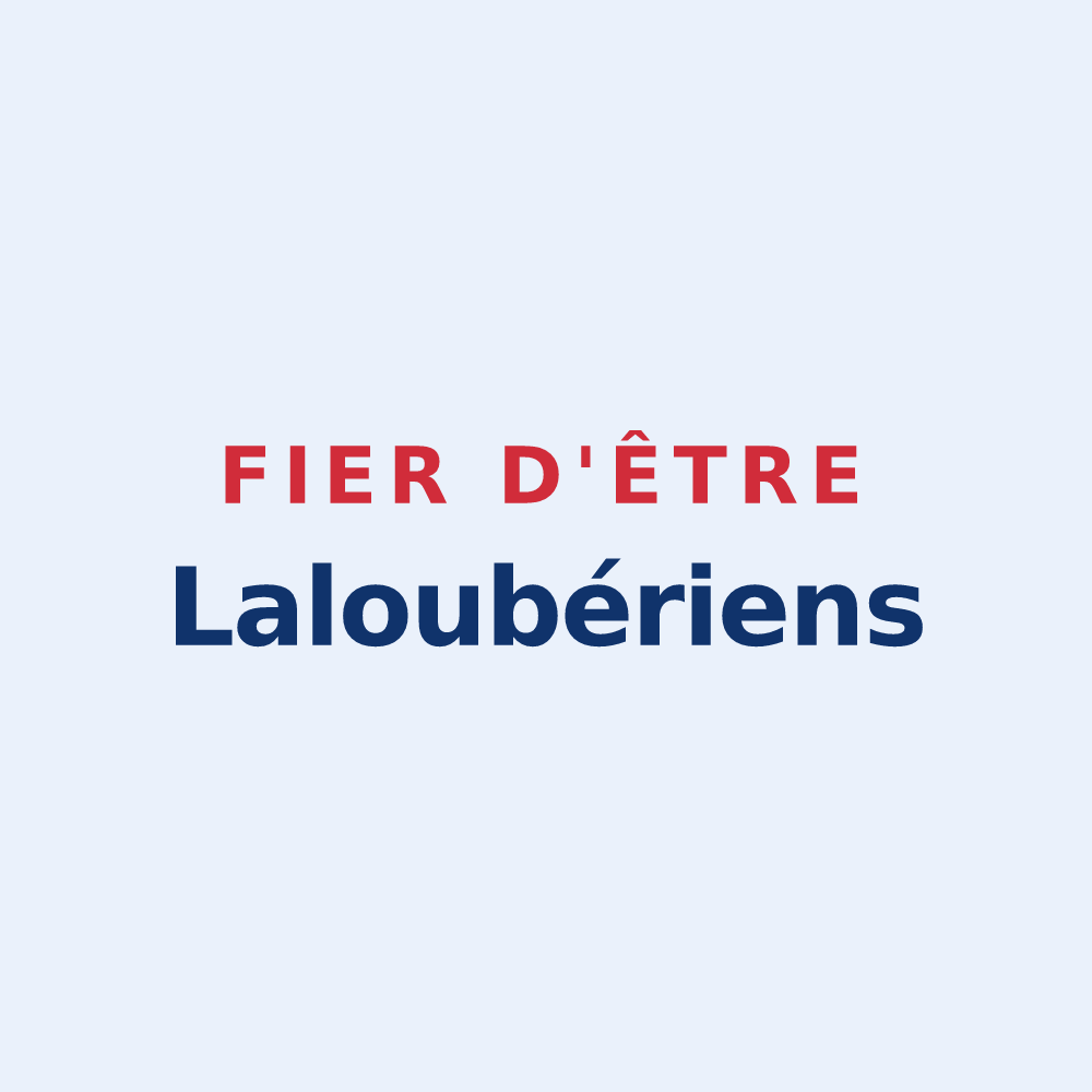 Sticker « Fier d'être Laloubériens » — design pour Laloubère