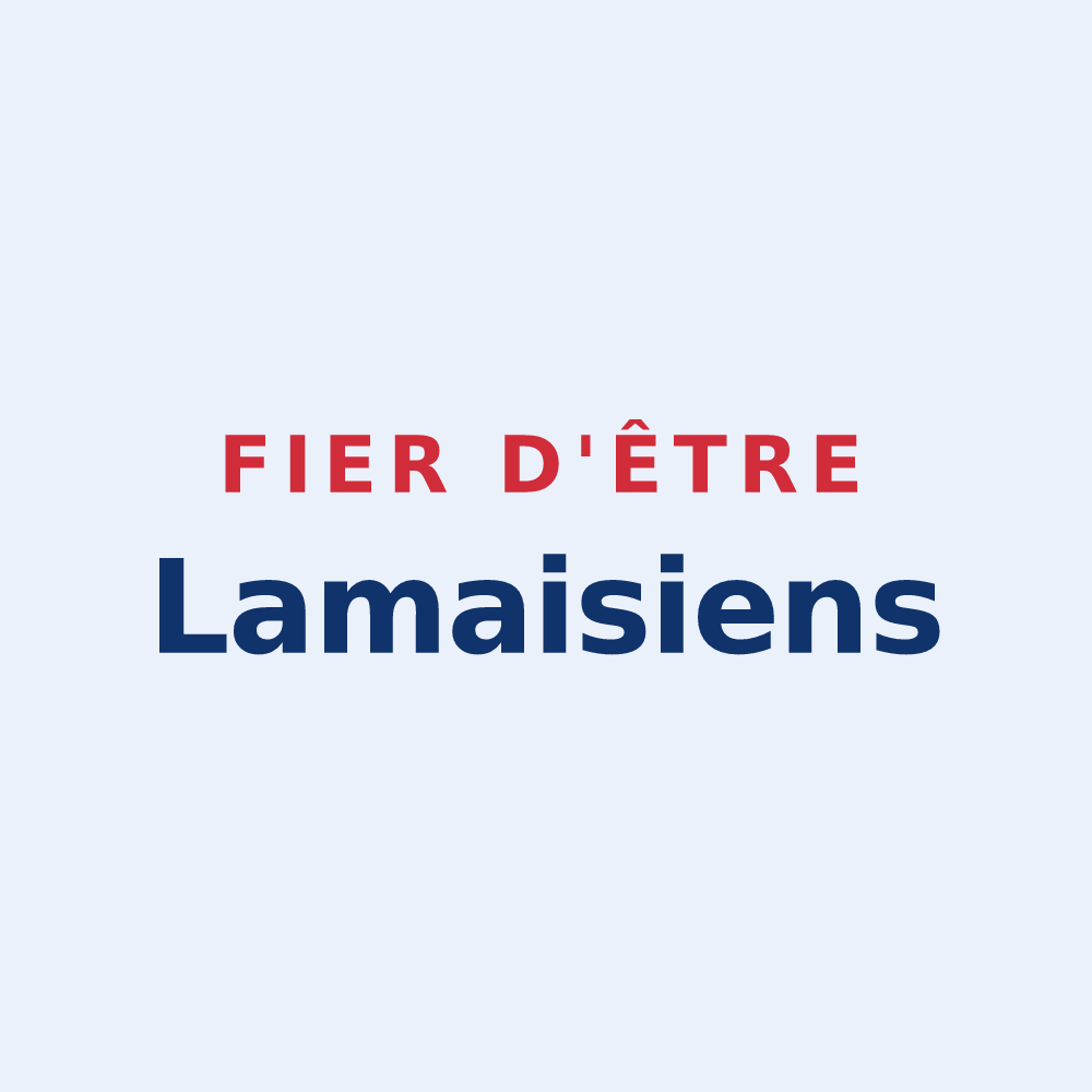 Sticker « Fier d'être Lamaisiens » — design pour Lamaids