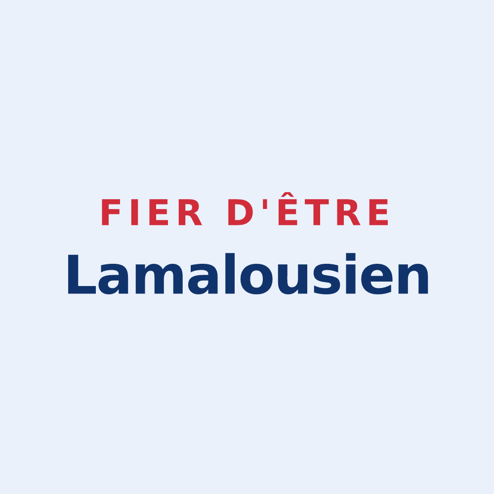 Sticker « Fier d'être Lamalousien » — design pour Lamalou-les-Bains