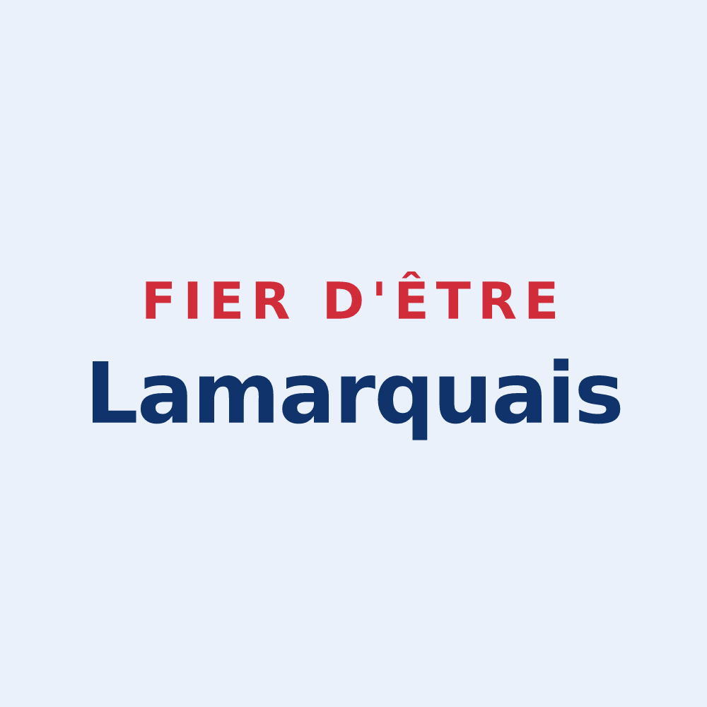 Sticker « Fier d'être Lamarquais » — design pour Lamarque-Pontacq