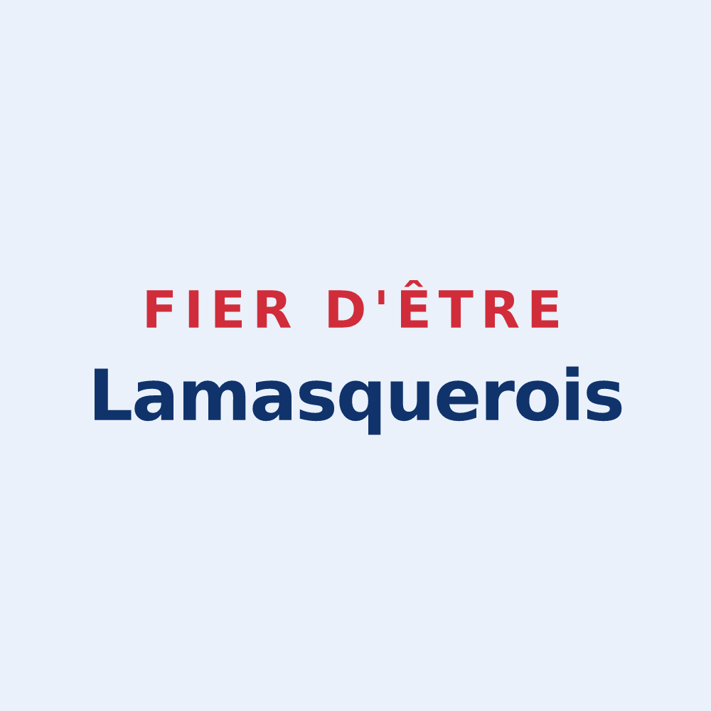 Sticker « Fier d'être Lamasquerois » — design pour Lamasquère