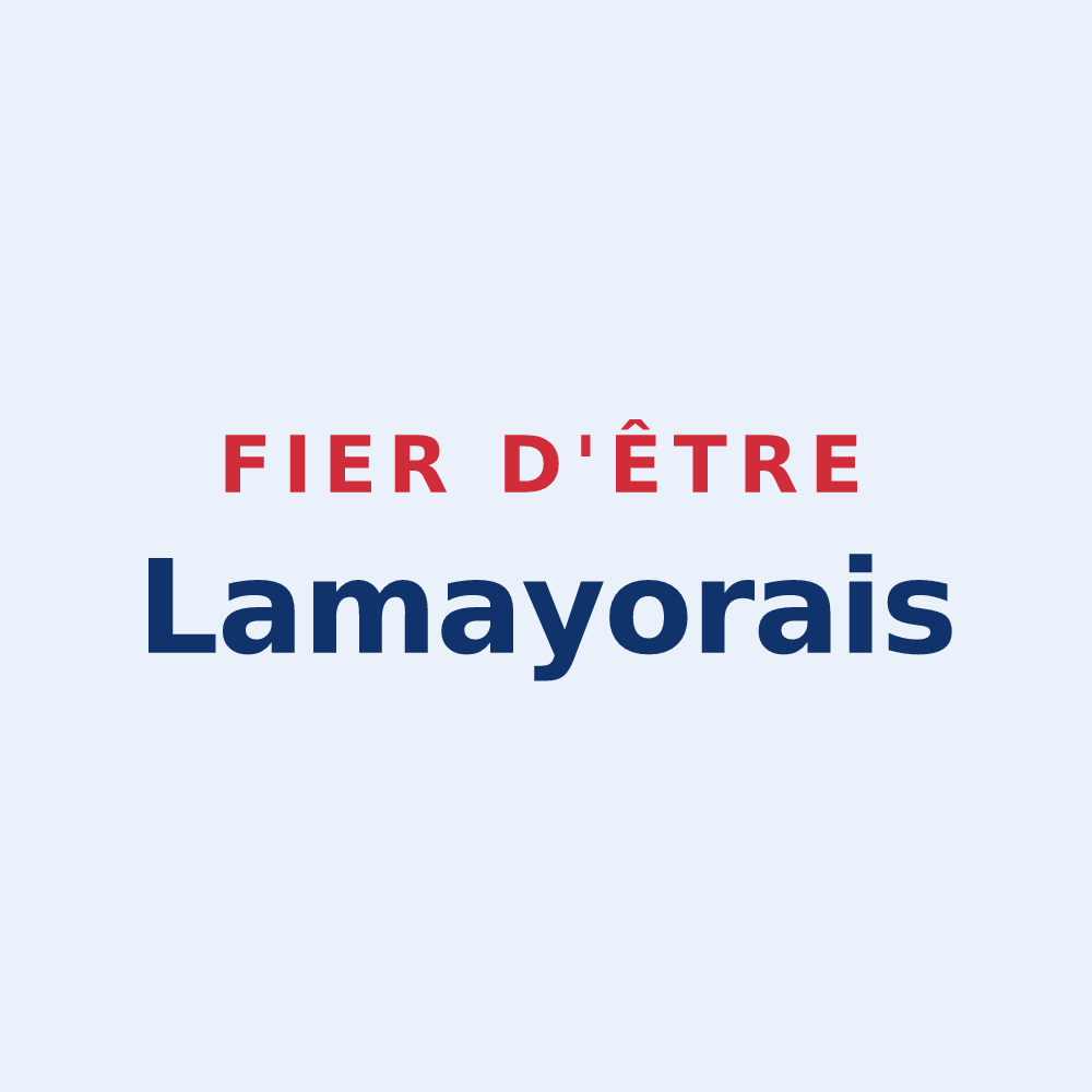 Sticker « Fier d'être Lamayorais » — design pour Lamayou