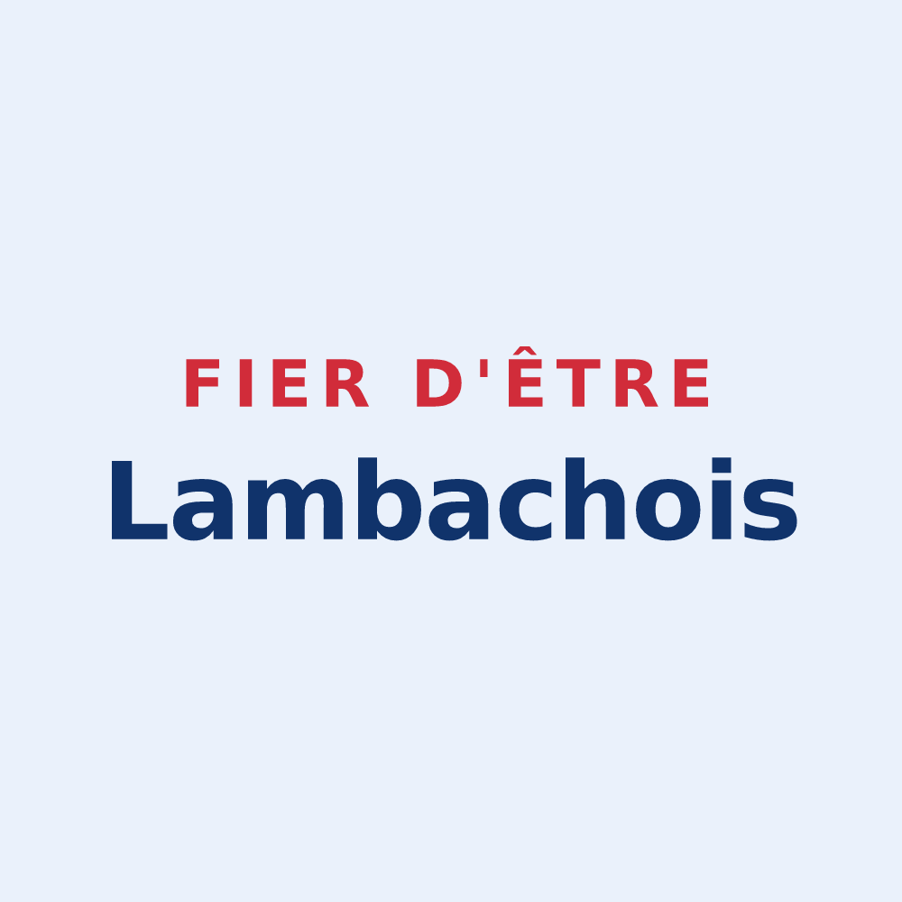 Sticker « Fier d'être Lambachois » — design pour Lambach