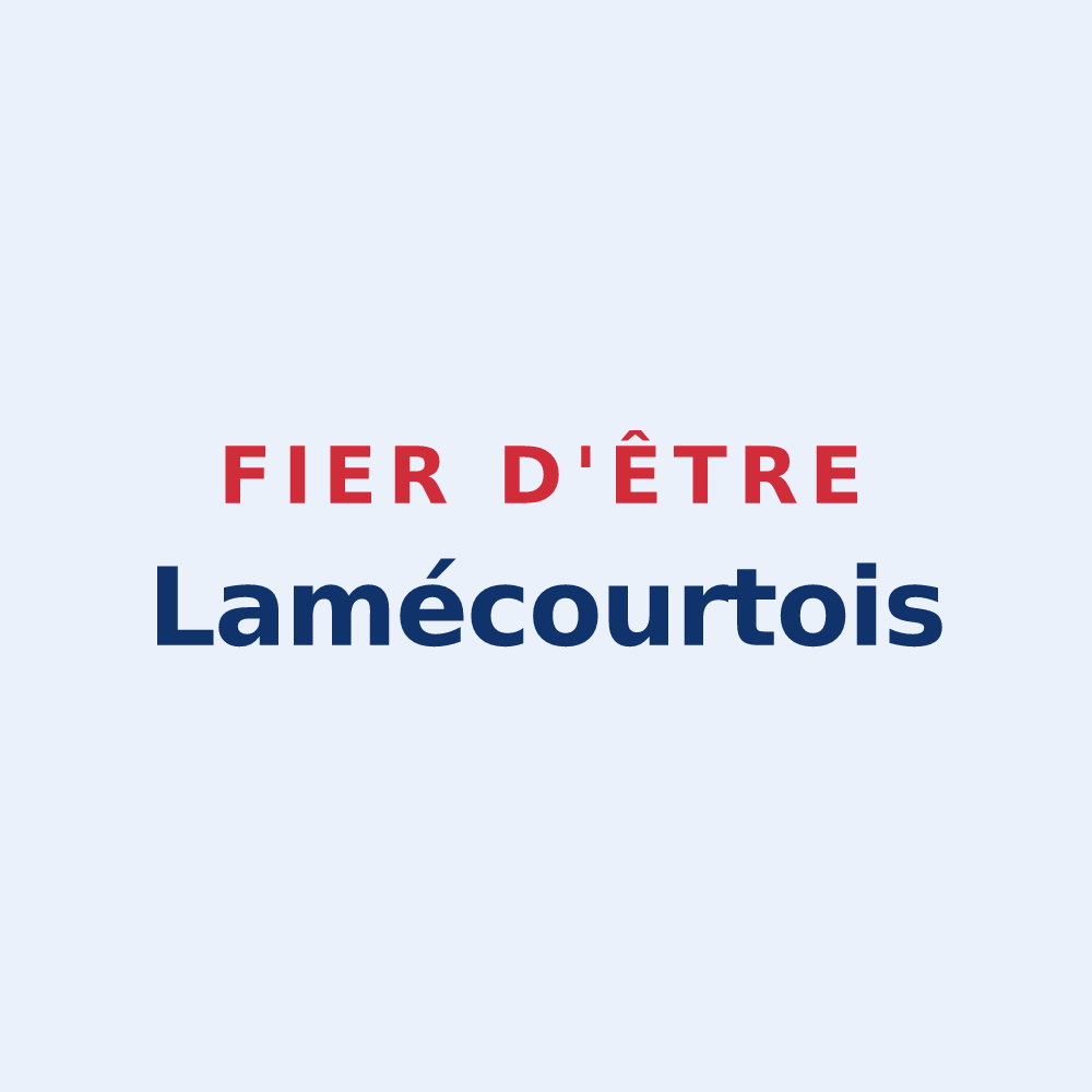 Sticker « Fier d'être Lamécourtois » — design pour Lamécourt