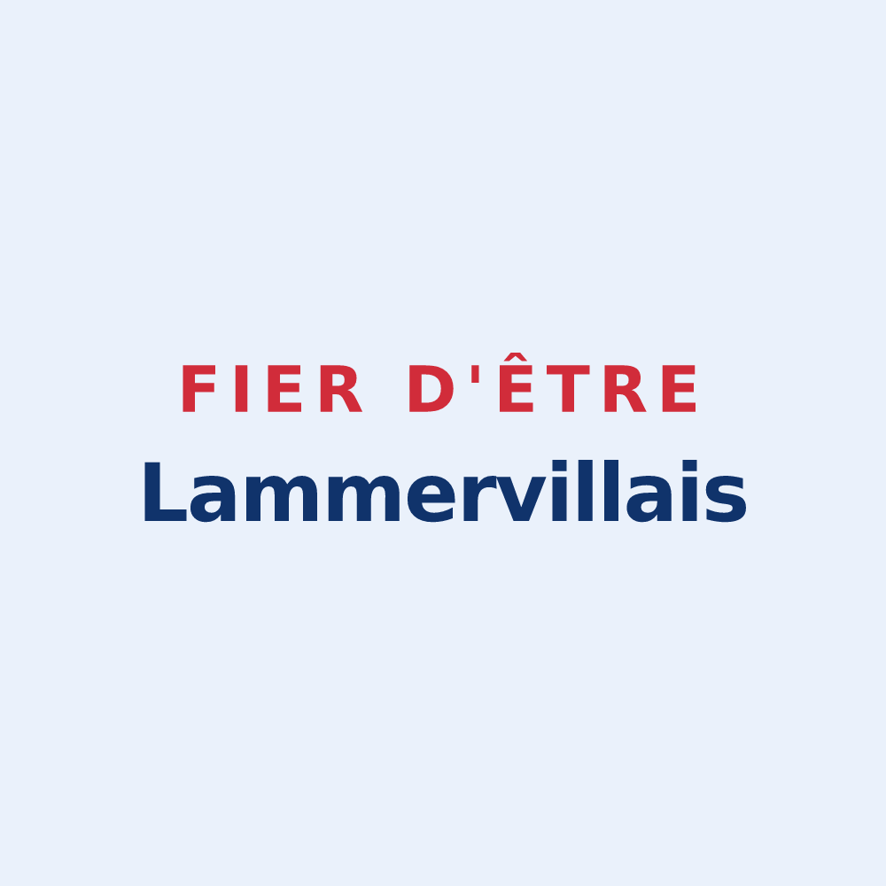 Sticker « Fier d'être Lammervillais » — design pour Lammerville