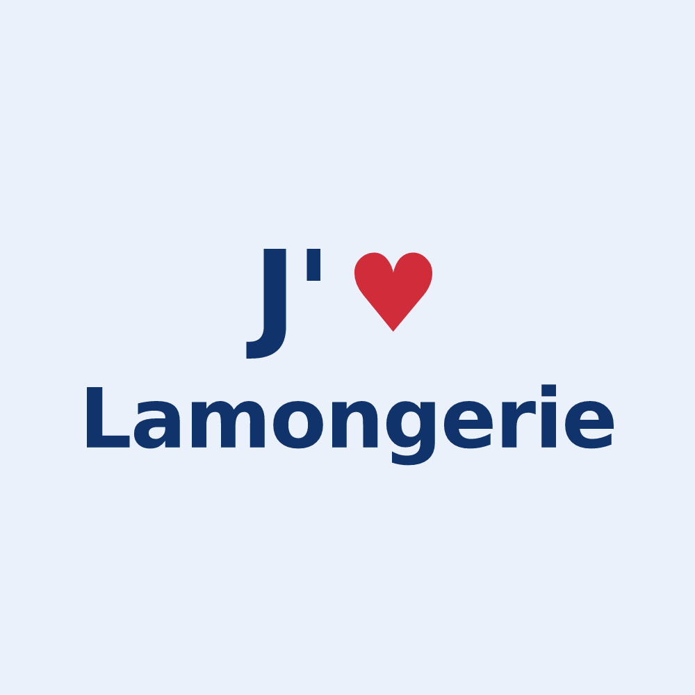 Sticker personnalisé Lamongerie — design J'aime Lamongerie