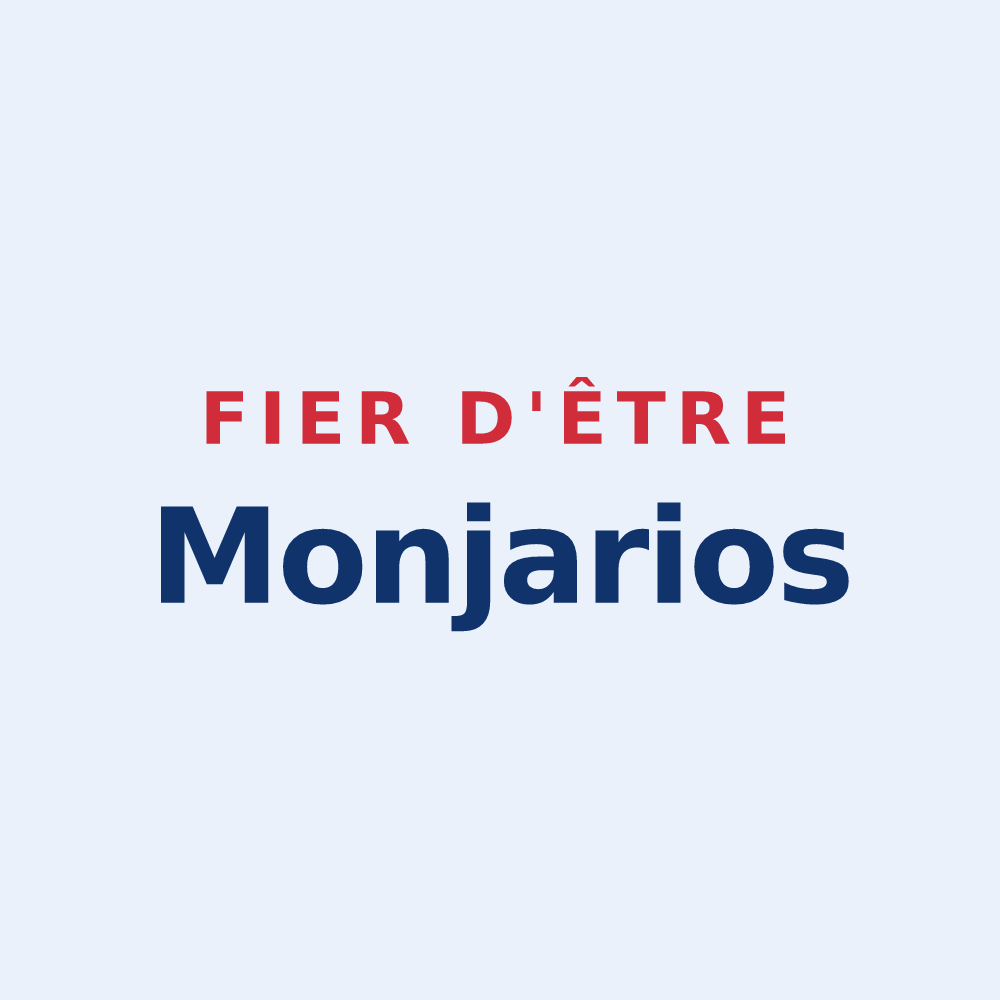 Sticker « Fier d'être Monjarios » — design pour Lamongerie