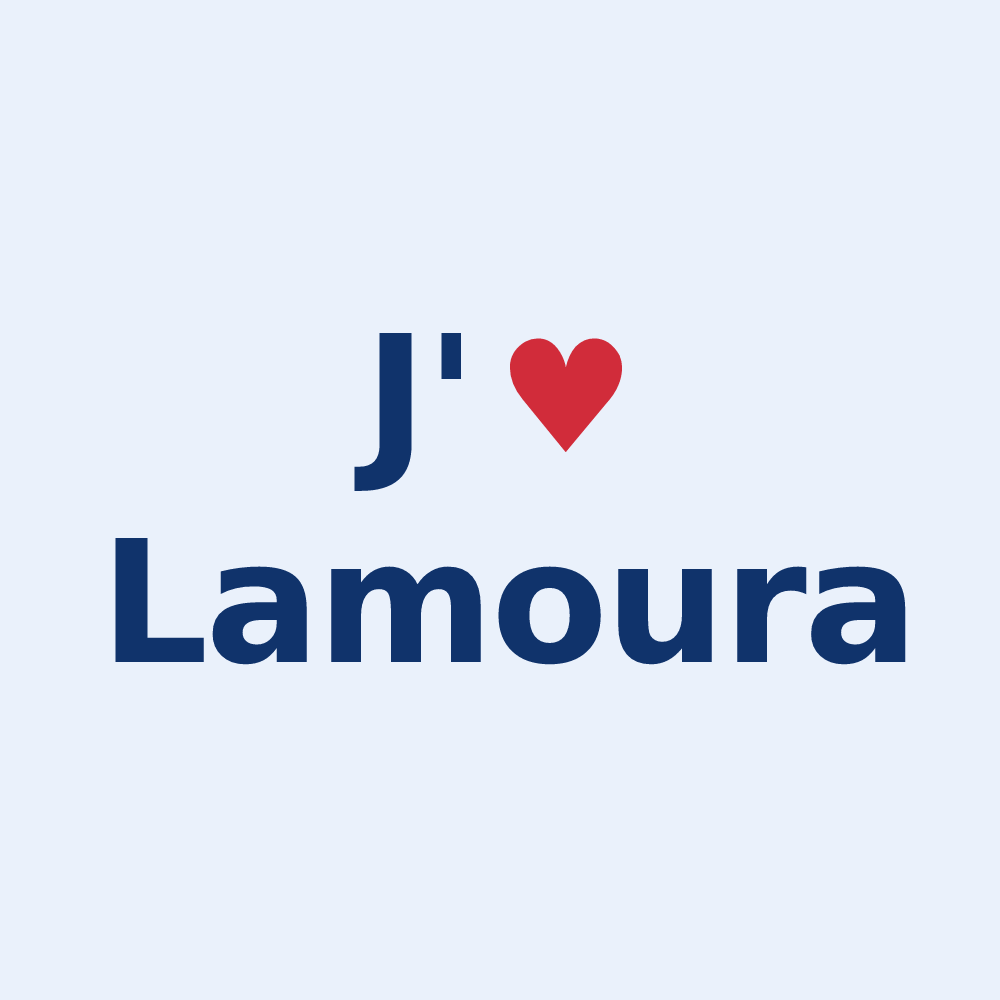 Sticker personnalisé Lamoura — design J'aime Lamoura