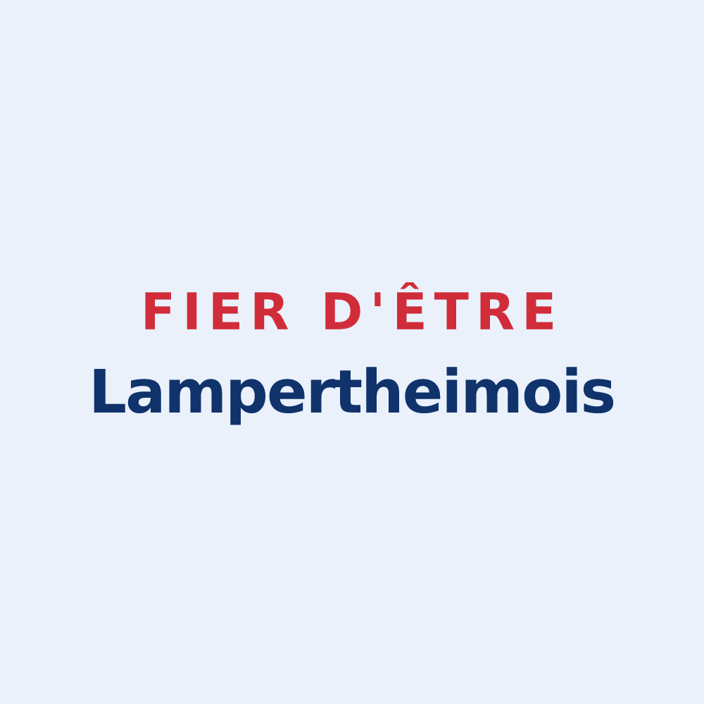 Sticker « Fier d'être Lampertheimois » — design pour Lampertheim