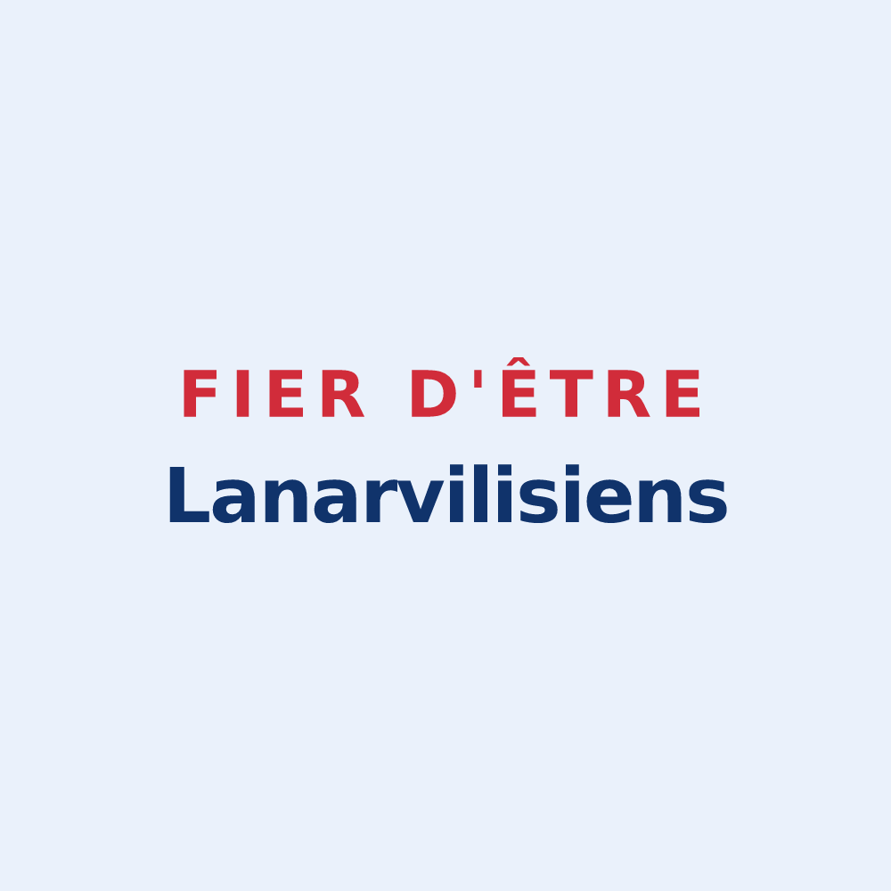 Sticker « Fier d'être Lanarvilisiens » — design pour Lanarvily