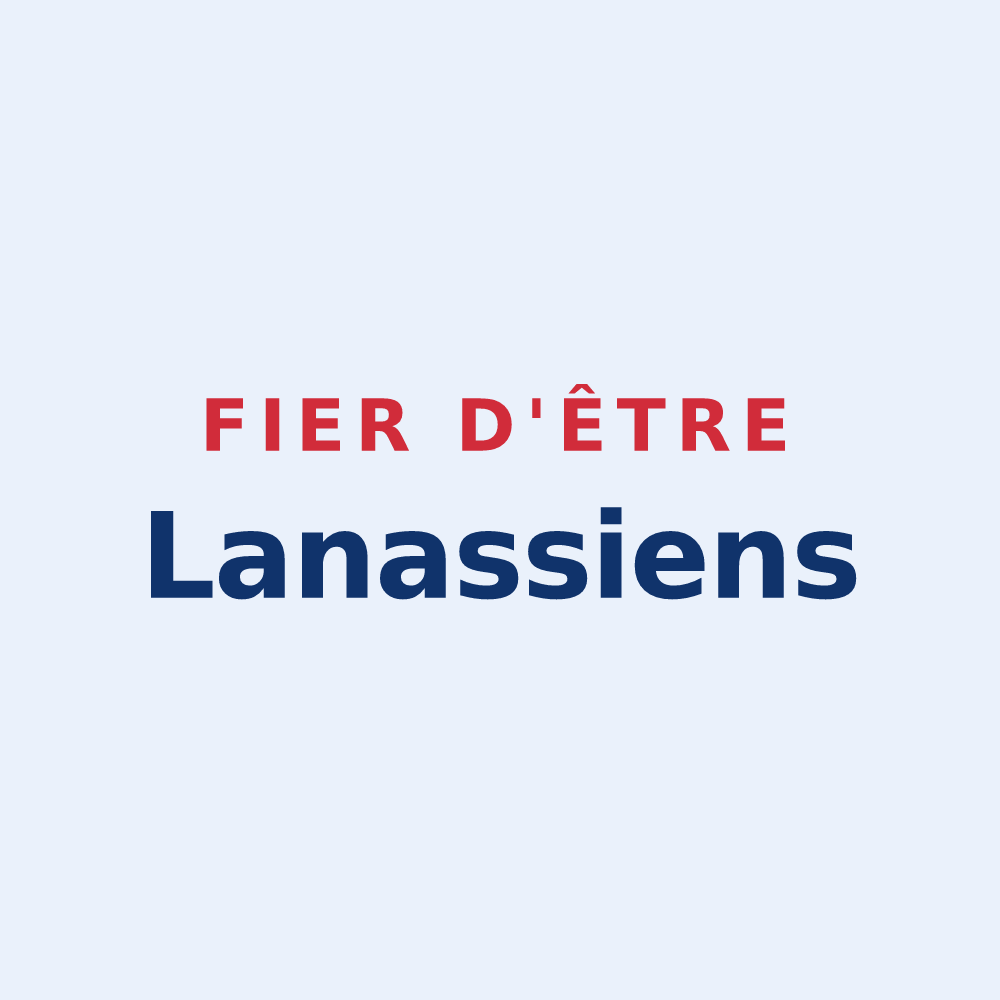 Sticker « Fier d'être Lanassiens » — design pour Lanas