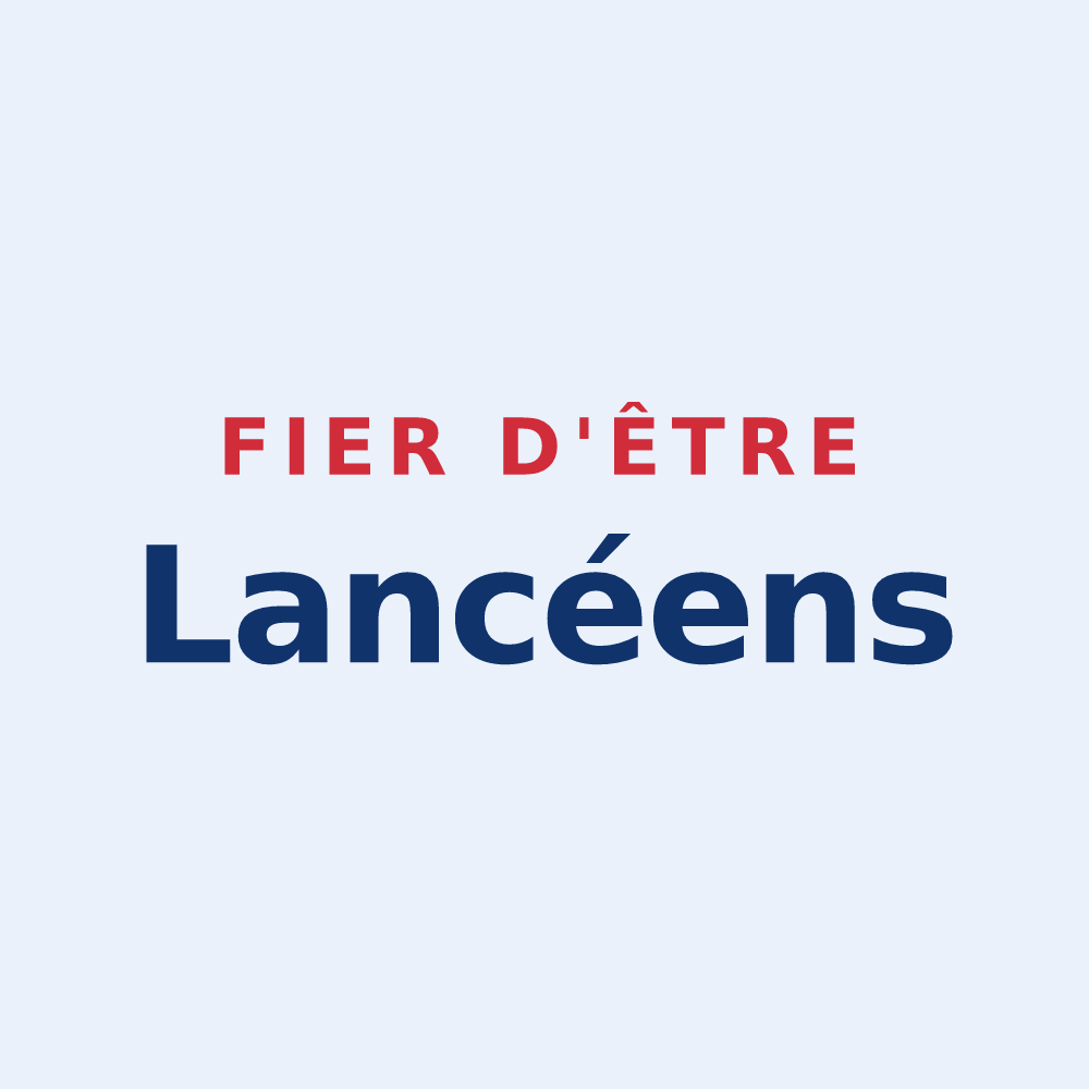 Sticker « Fier d'être Lancéens » — design pour Lancé