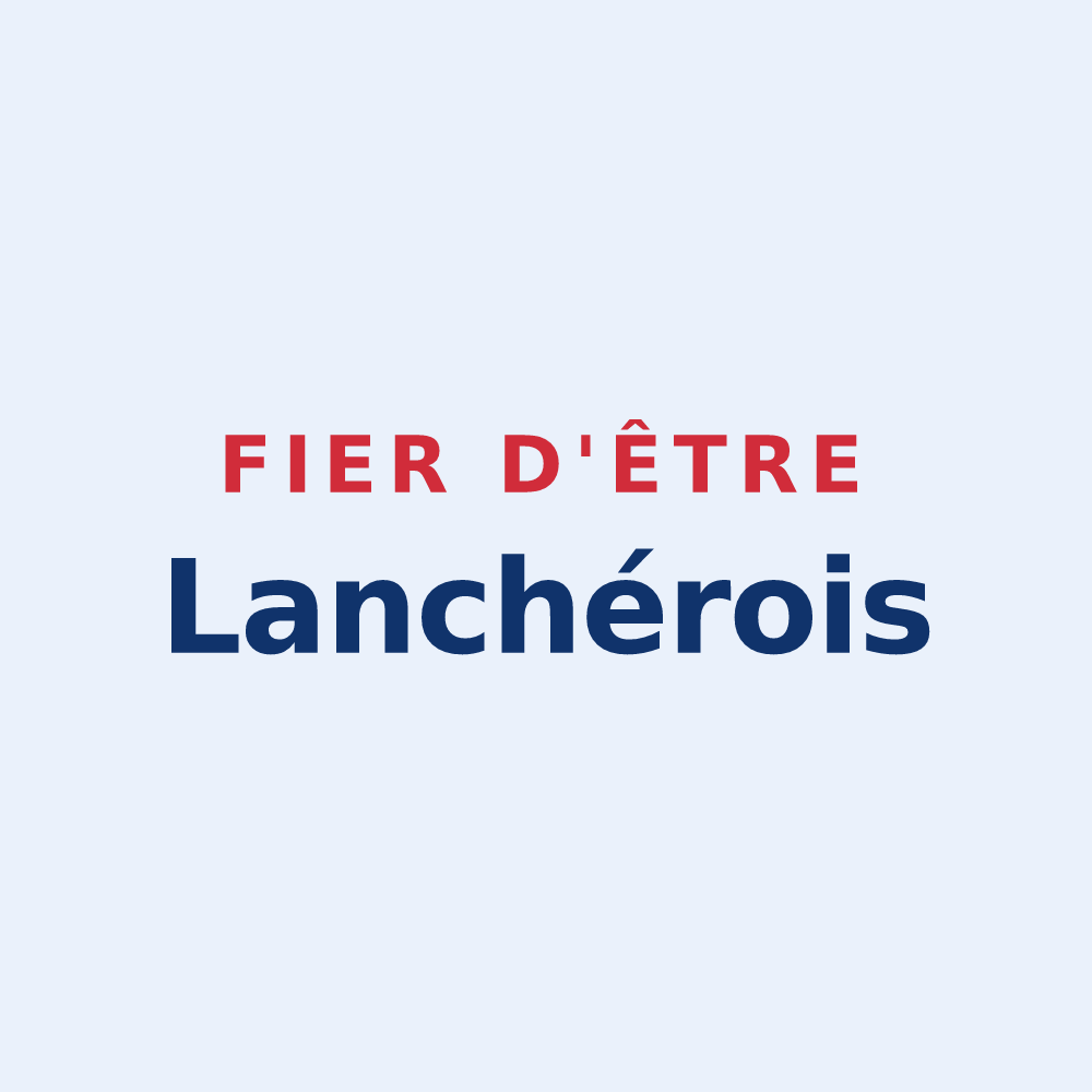 Sticker « Fier d'être Lanchérois » — design pour Lanchères