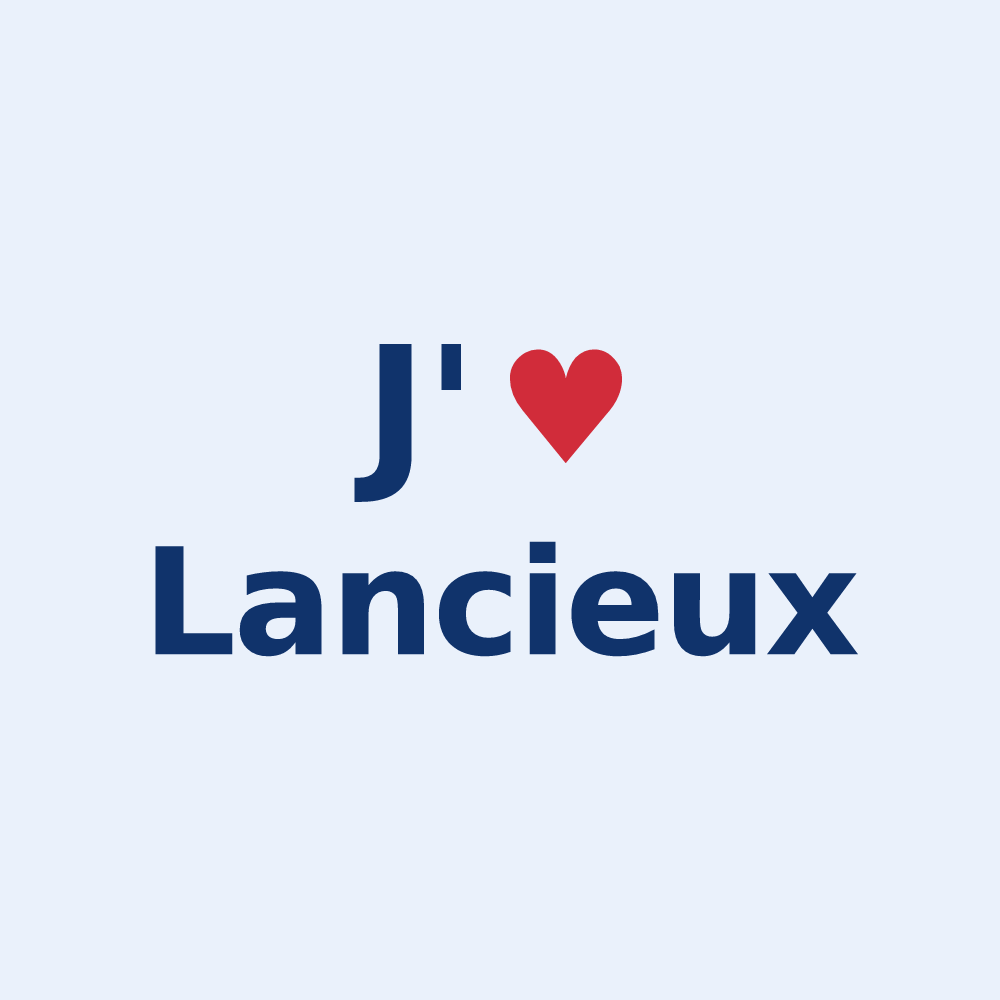 Sticker personnalisé Lancieux — design J'aime Lancieux