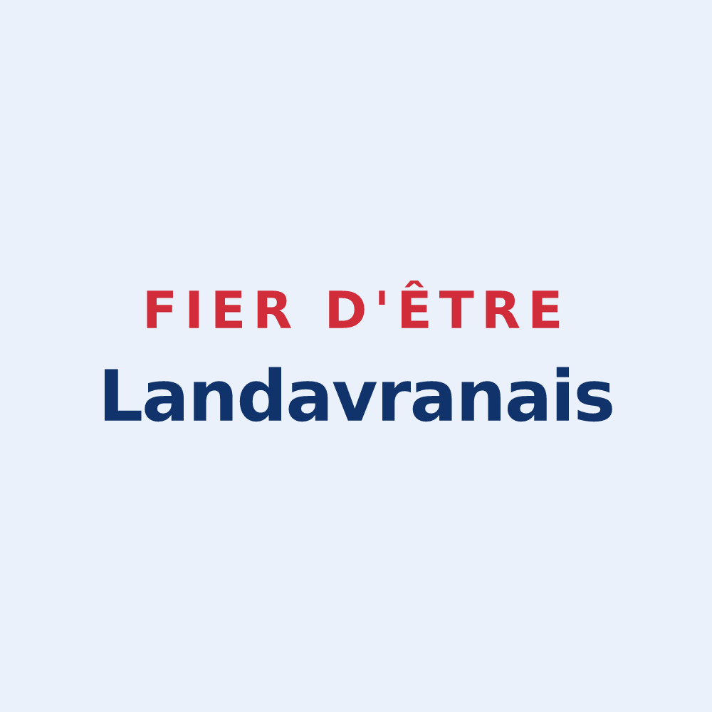 Sticker « Fier d'être Landavranais » — design pour Landavran