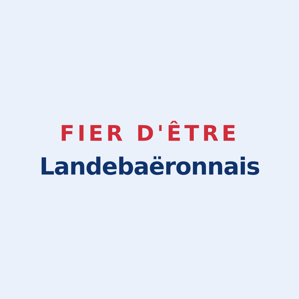 Sticker « Fier d'être Landebaëronnais » — design pour Landebaëron