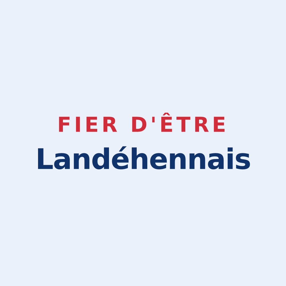 Sticker « Fier d'être Landéhennais » — design pour Landéhen