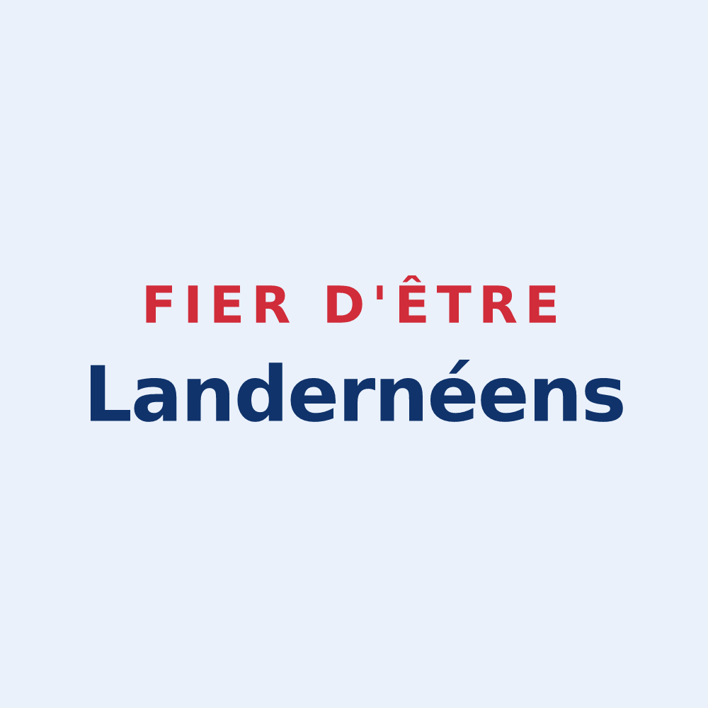 Sticker « Fier d'être Landernéens » — design pour Landerneau