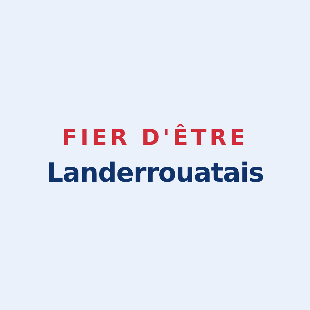 Sticker « Fier d'être Landerrouatais » — design pour Landerrouat