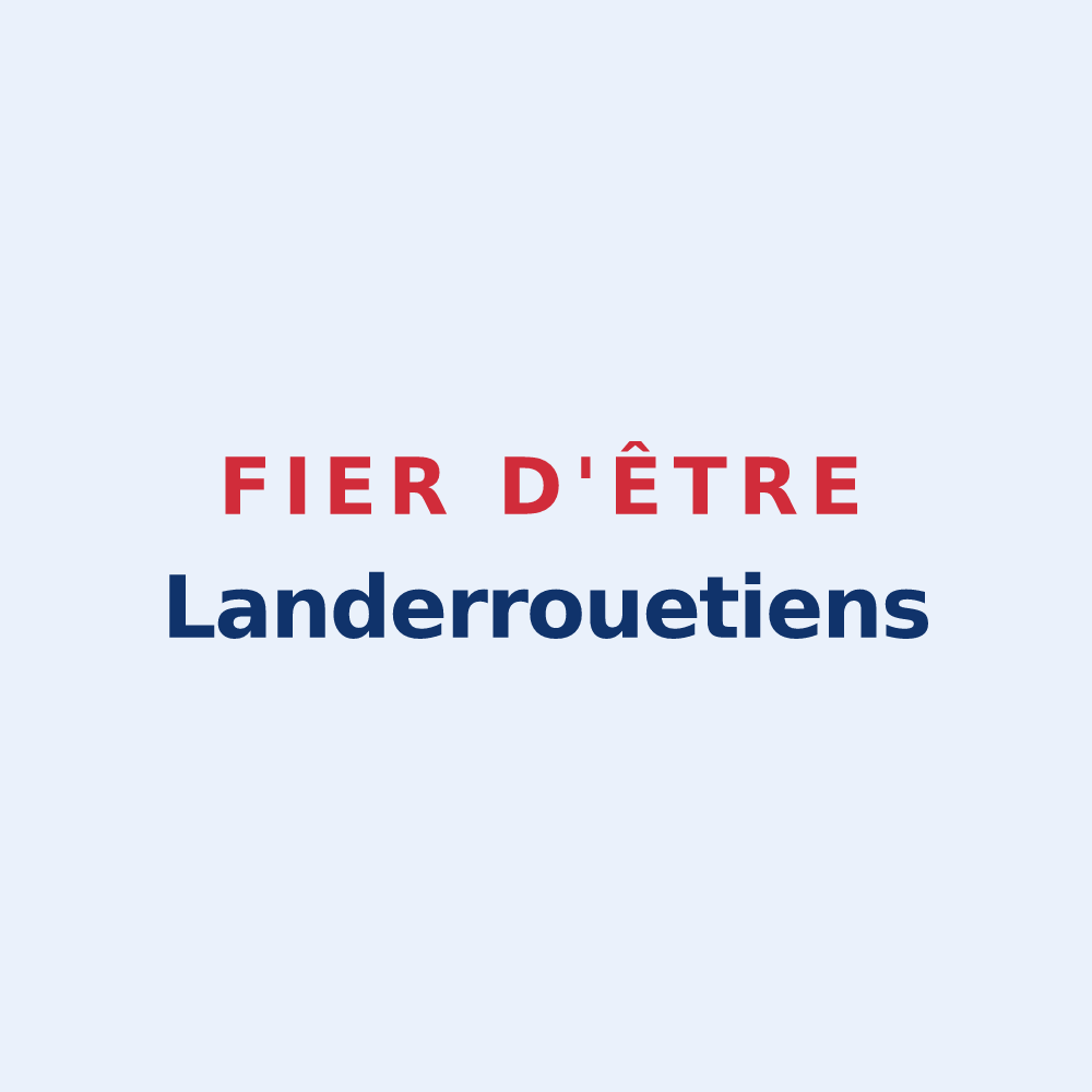 Sticker « Fier d'être Landerrouetiens » — design pour Landerrouet-sur-Ségur