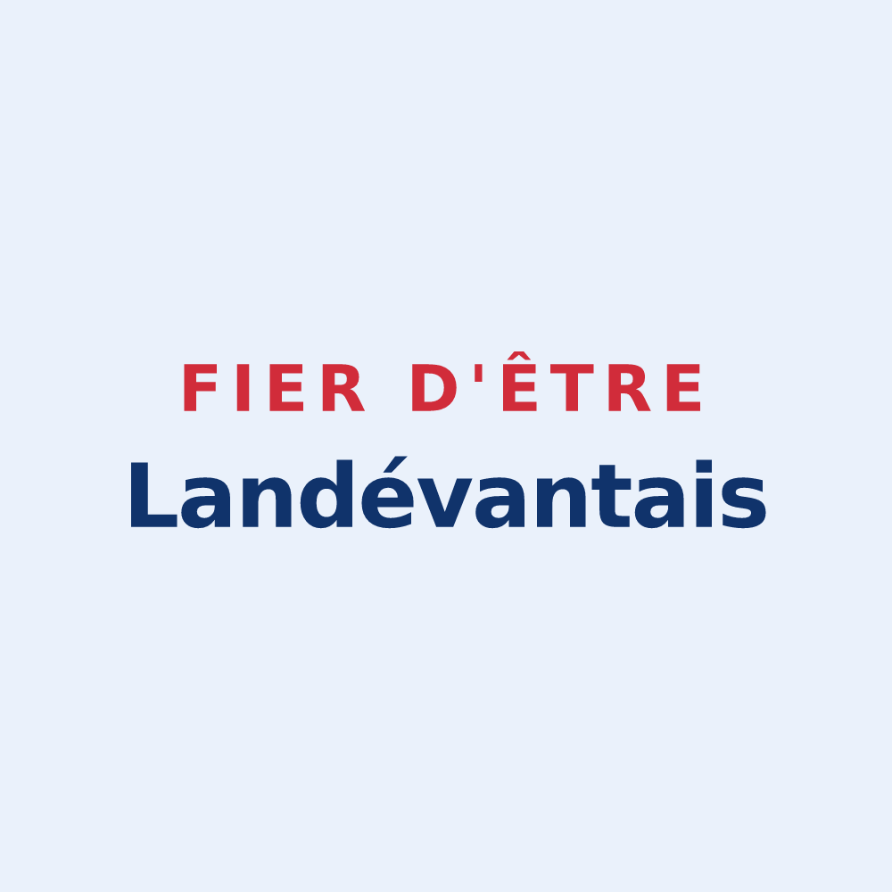 Sticker « Fier d'être Landévantais » — design pour Landévant