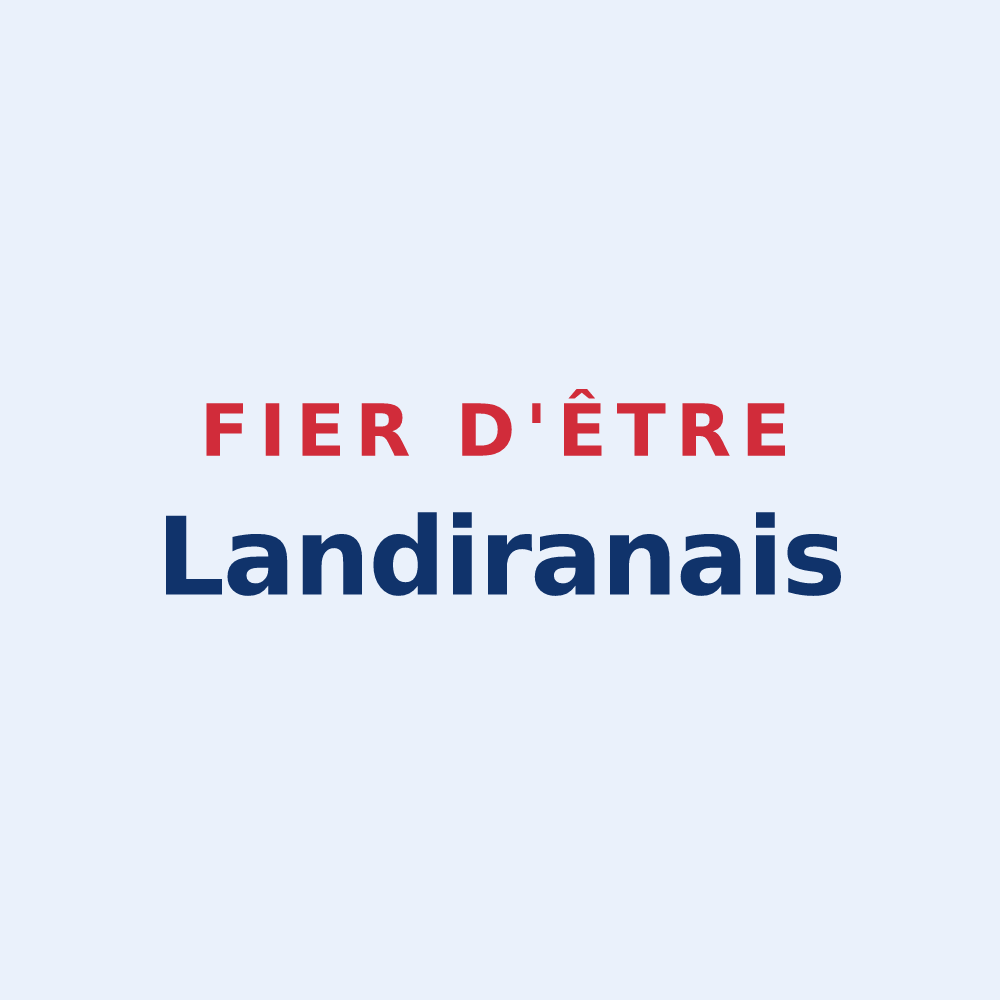 Sticker « Fier d'être Landiranais » — design pour Landiras