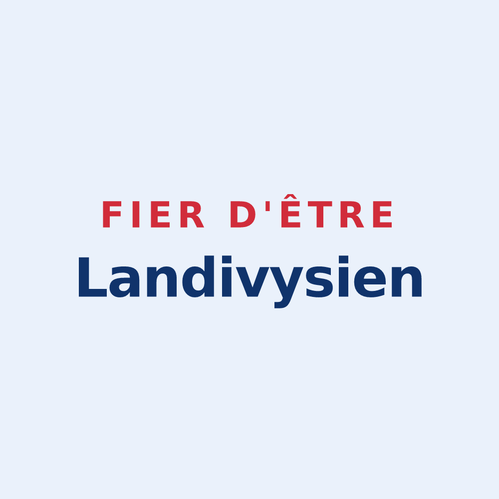 Sticker « Fier d'être Landivysien » — design pour Landivy