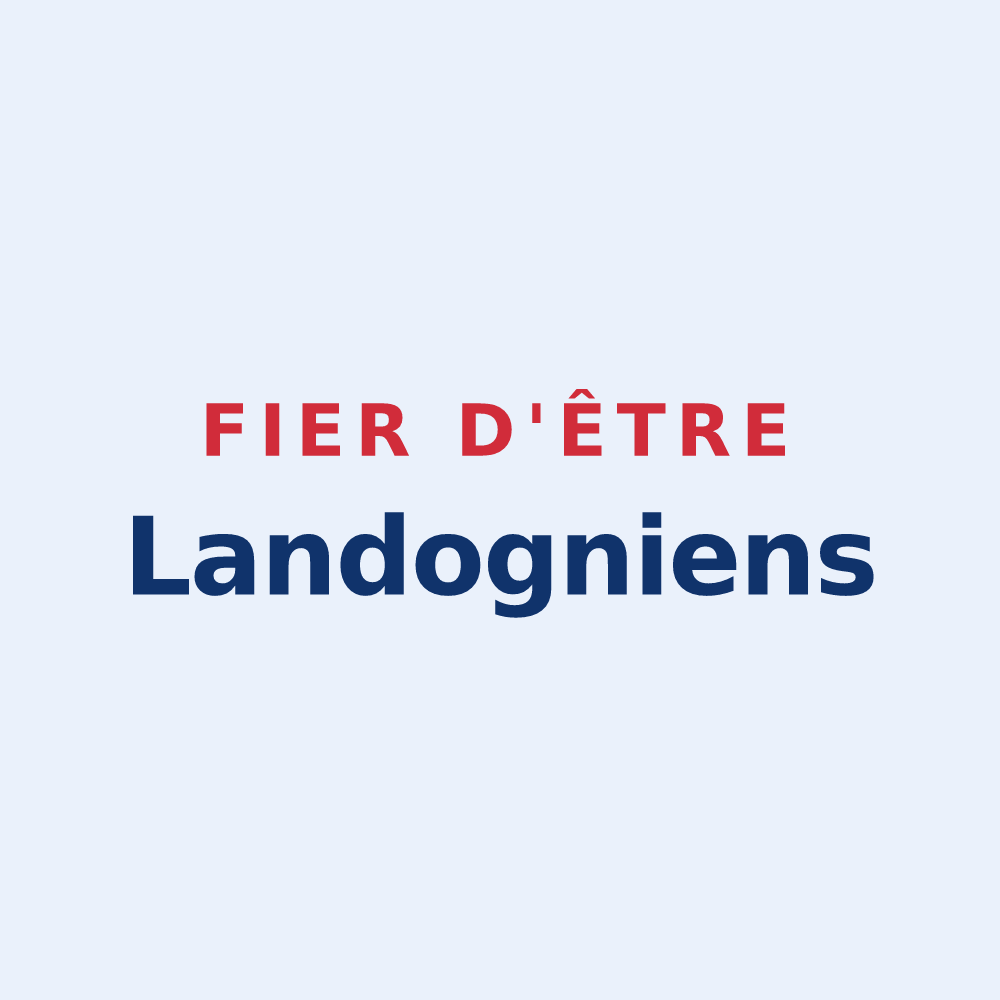 Sticker « Fier d'être Landogniens » — design pour Landogne
