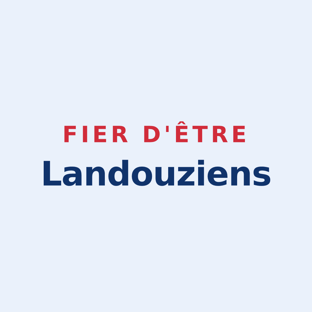 Sticker « Fier d'être Landouziens » — design pour Landouzy-la-Ville