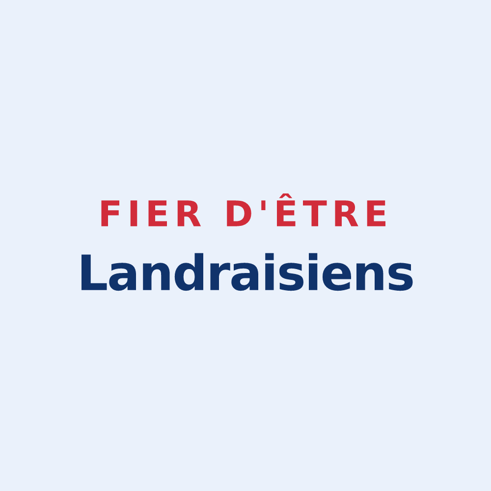 Sticker « Fier d'être Landraisiens » — design pour Landrais