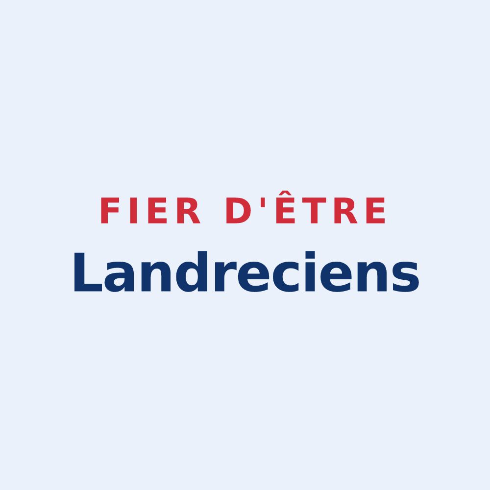 Sticker « Fier d'être Landreciens » — design pour Landrecies