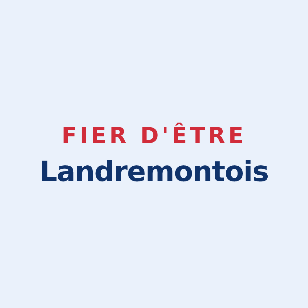 Sticker « Fier d'être Landremontois » — design pour Landremont