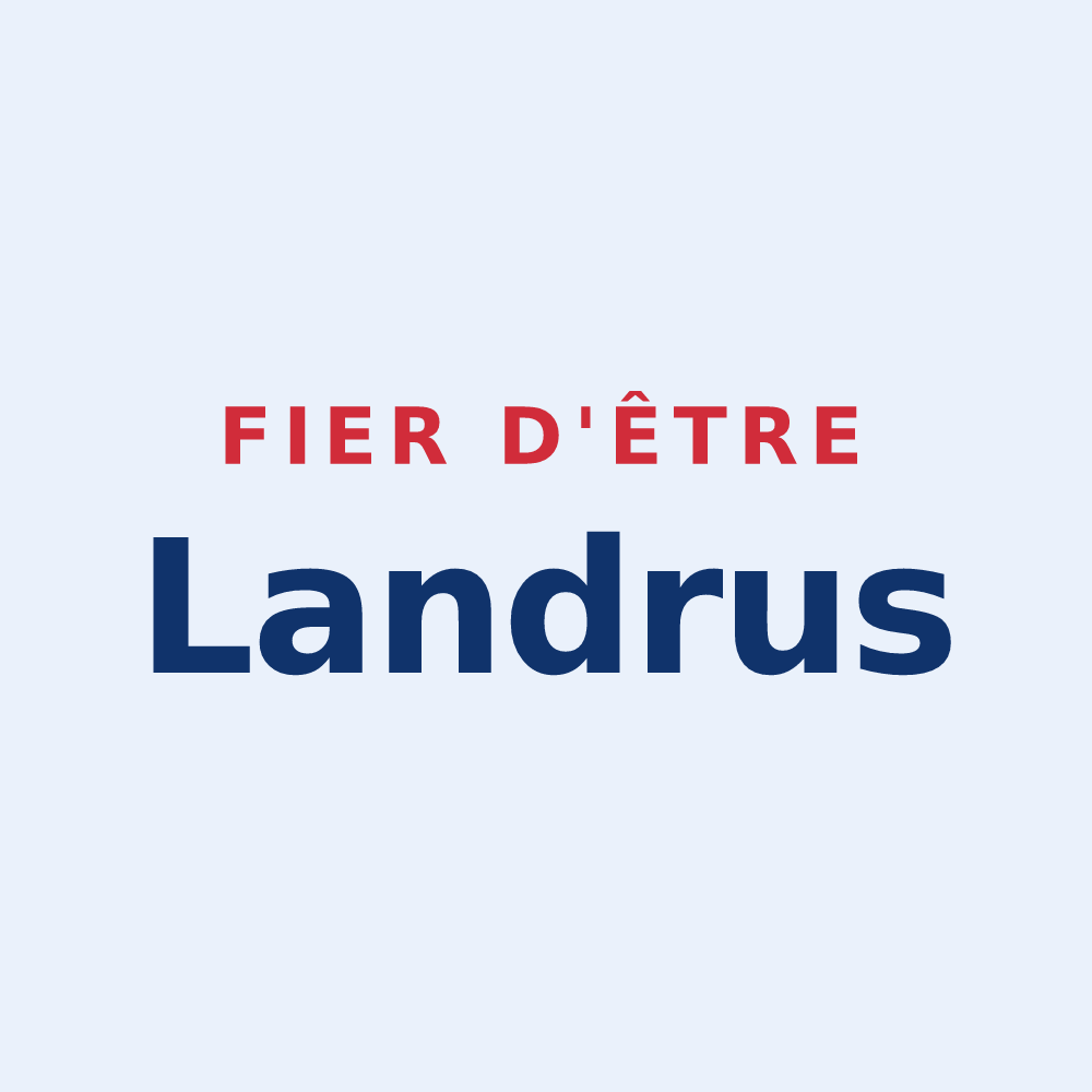 Sticker « Fier d'être Landrus » — design pour Landres
