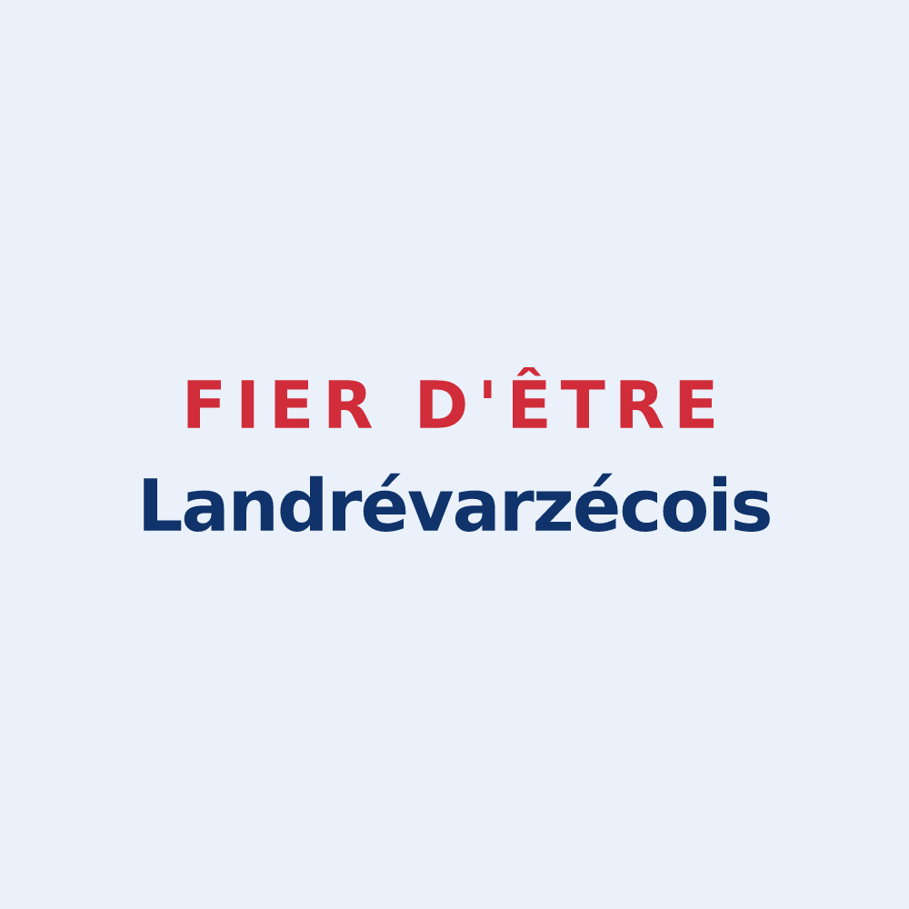Sticker « Fier d'être Landrévarzécois » — design pour Landrévarzec