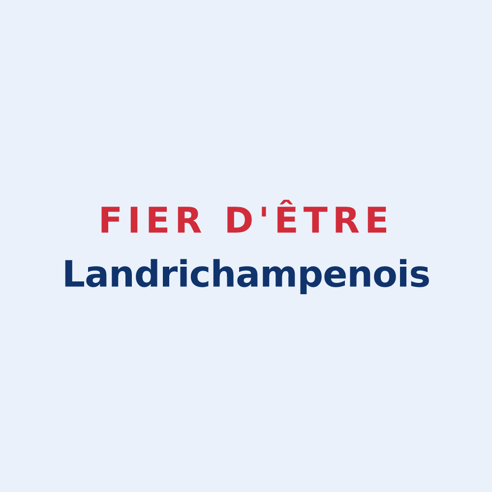 Sticker « Fier d'être Landrichampenois » — design pour Landrichamps
