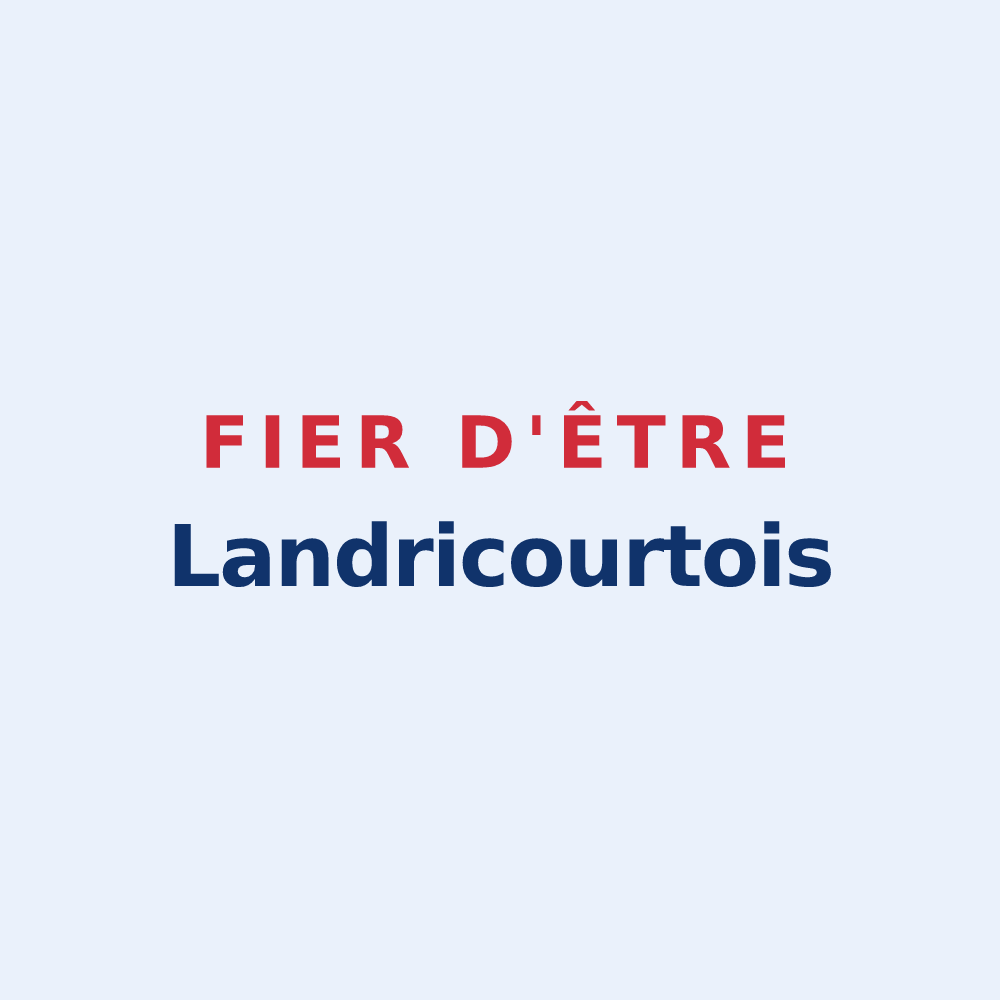 Sticker « Fier d'être Landricourtois » — design pour Landricourt