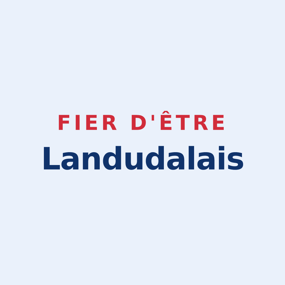 Sticker « Fier d'être Landudalais » — design pour Landudal