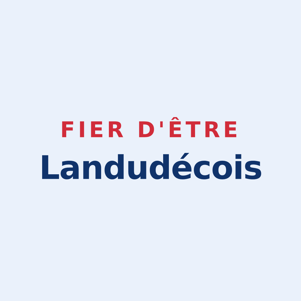 Sticker « Fier d'être Landudécois » — design pour Landudec