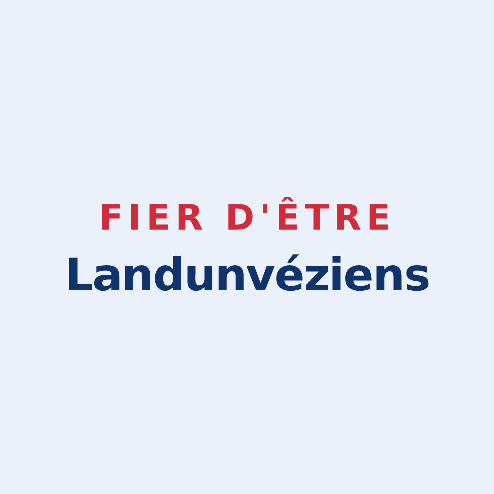 Sticker « Fier d'être Landunvéziens » — design pour Landunvez