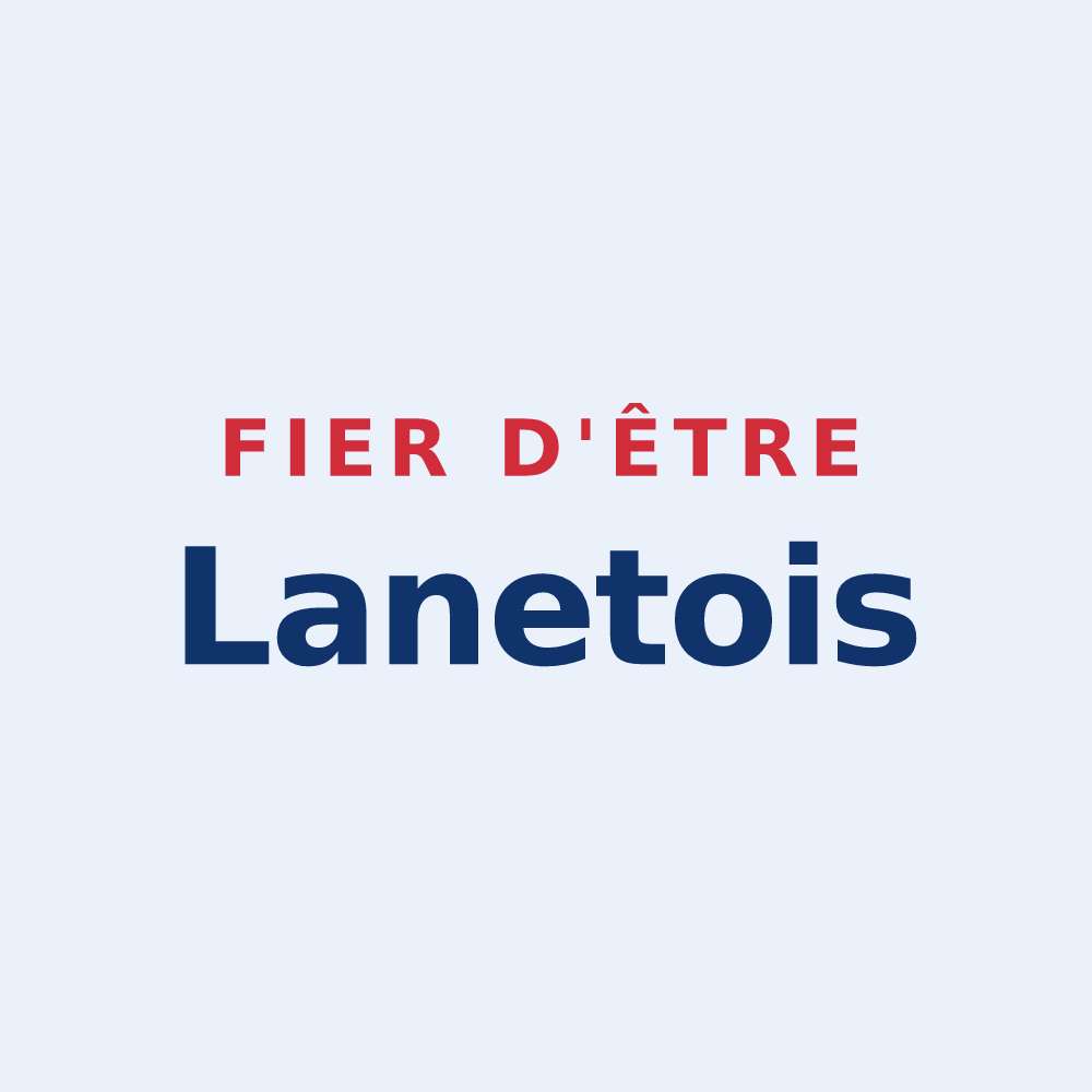 Sticker « Fier d'être Lanetois » — design pour Lanet