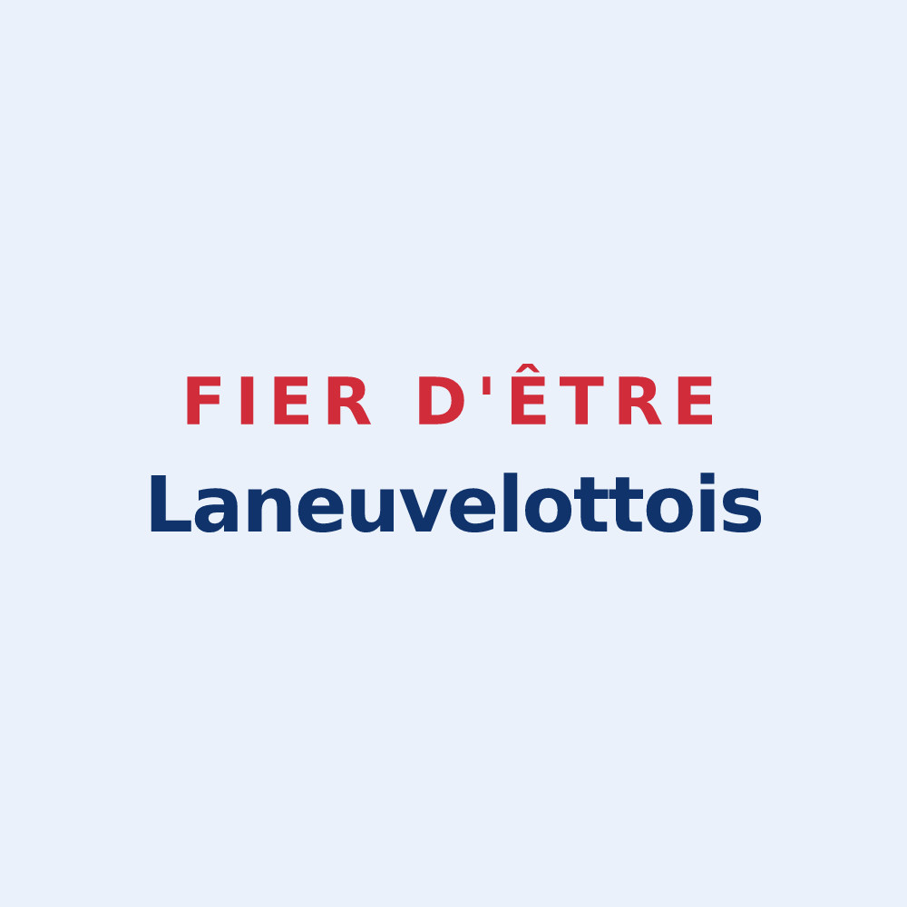 Sticker « Fier d'être Laneuvelottois » — design pour Laneuvelotte