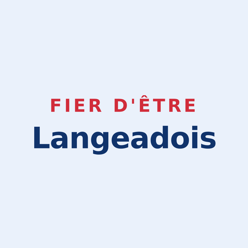 Sticker « Fier d'être Langeadois » — design pour Langeac