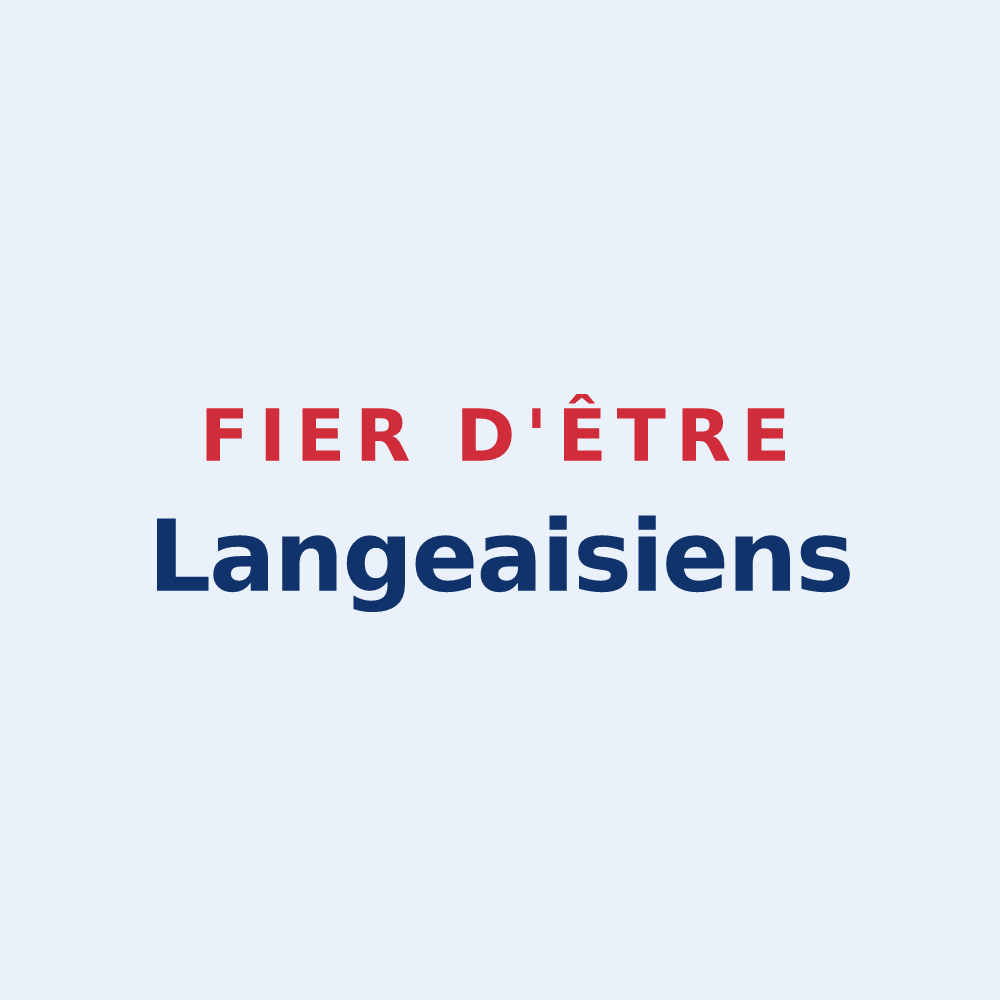 Sticker « Fier d'être Langeaisiens » — design pour Langeais