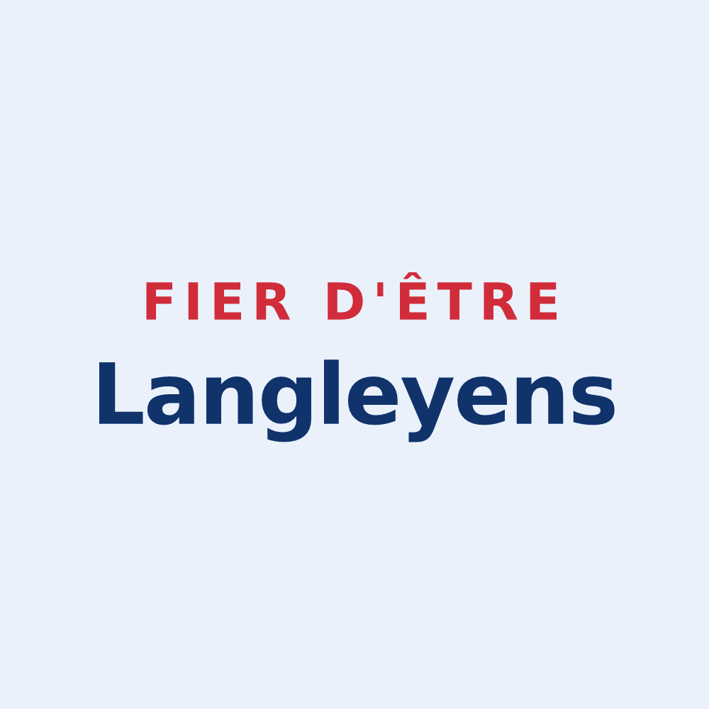 Sticker « Fier d'être Langleyens » — design pour Langley