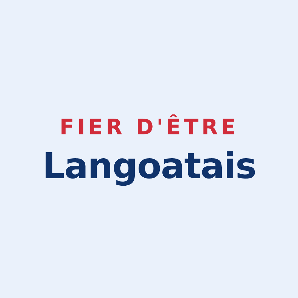 Sticker « Fier d'être Langoatais » — design pour Langoat