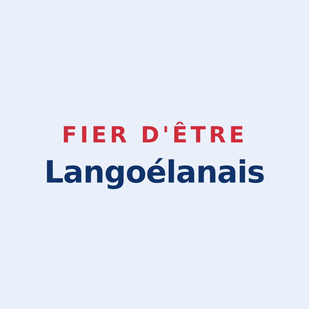 Sticker « Fier d'être Langoélanais » — design pour Langoëlan